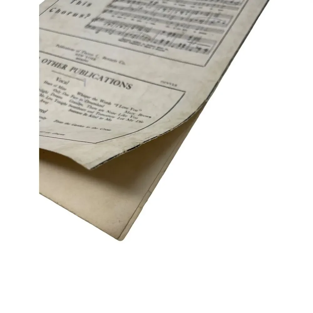 Melancholy Baby‎ Sheet Music 1912 Geo A Norton Ernie Burnett